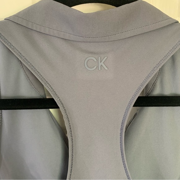 Calvin Klein Performance Grey Sleeveless Collar Dress, size M - Picture 6 of 8